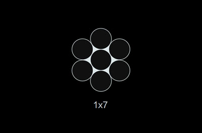 1x7 stainless steel wire rope